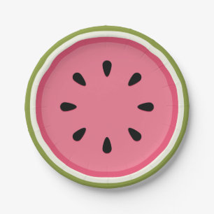 Watermelon Paper Plate