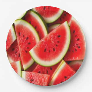 Watermelon Paper Plate