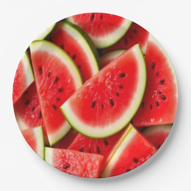 Watermelon Paper Plate (Front)