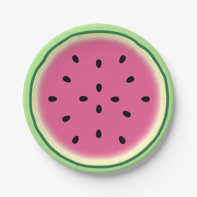 Watermelon Paper Plates (Front)