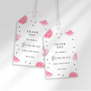 Watermelon Party Favour Tag