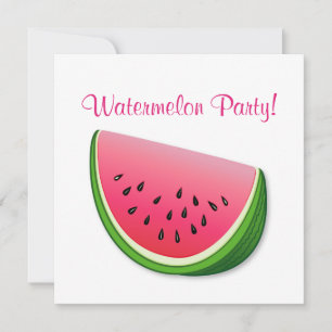 Watermelon Party  Invitation