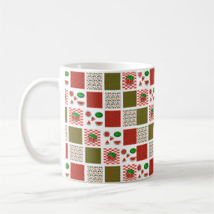 Watermelon Patchwork Coffee Mug