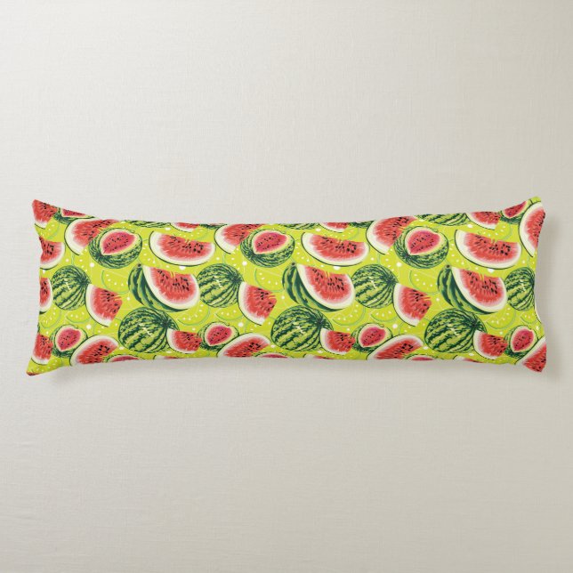 Watermelon Pattern 2 Body Pillow (Front)