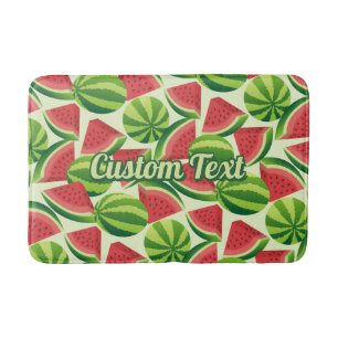 Watermelon Pattern Bath Mat