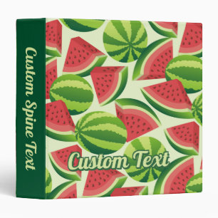 Watermelon Pattern Binder
