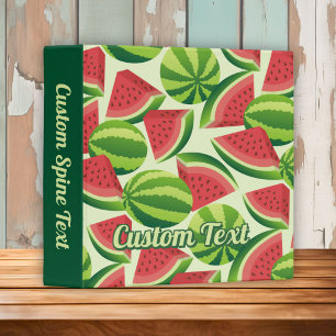 Watermelon Pattern Binder