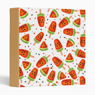 Watermelon pattern binder