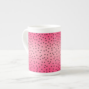 Watermelon Pattern Bone China Mug