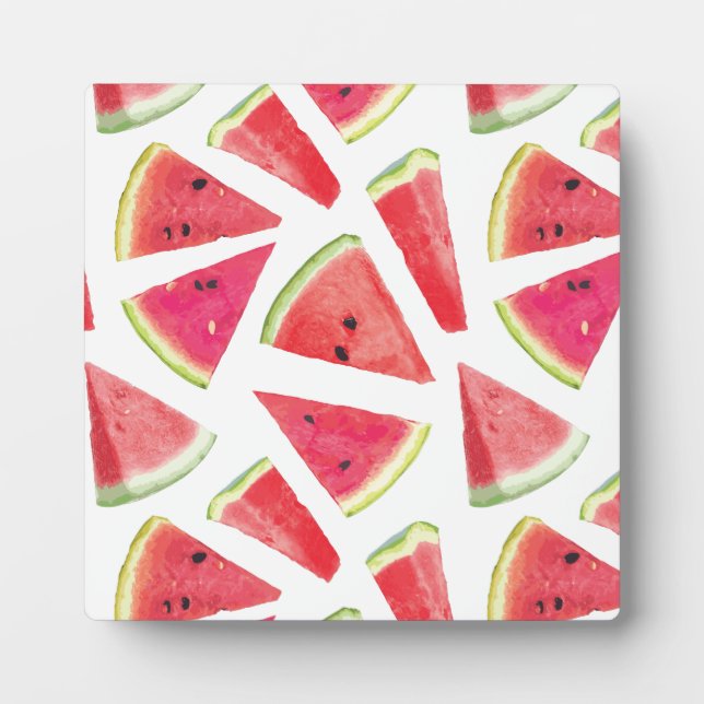 Watermelon Pattern Creation 2 Plaque (Front)