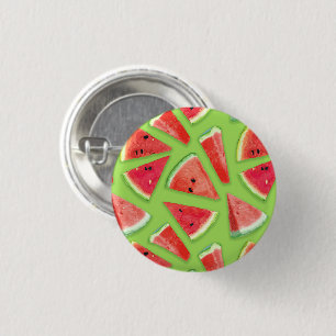 Watermelon Pattern Creation 3 1 Inch Round Button