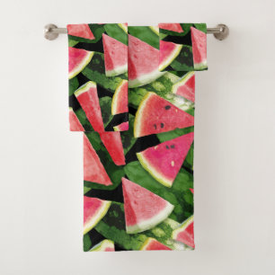 Watermelon Pattern Creation 5 Bath Towel Set