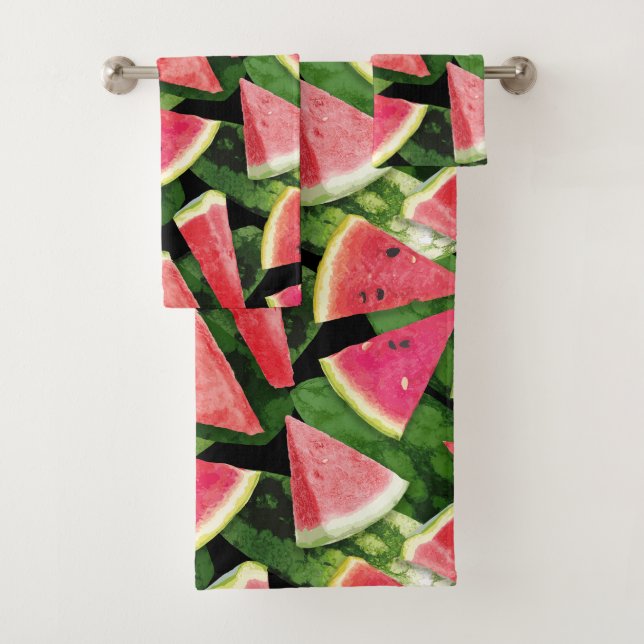 Watermelon Pattern Creation 5 Bath Towel Set (Insitu)