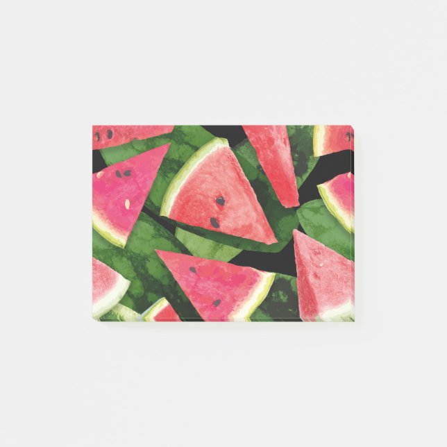 Watermelon Pattern Creation 5 Post-it Notes (Front)