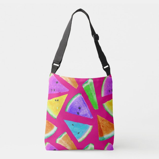 Watermelon Pattern Creation 9 Crossbody Bag (Front)