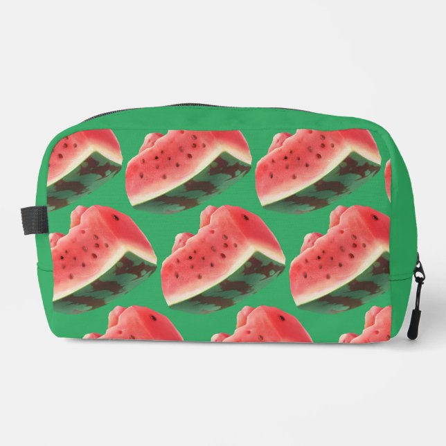 Watermelon Pattern Dopp Kit (Front)