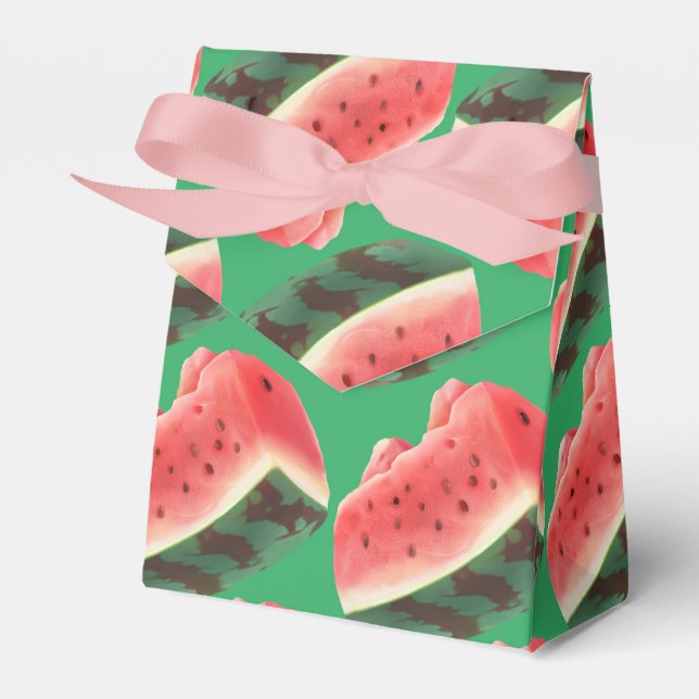 Watermelon Pattern Favor Box (Front Side)