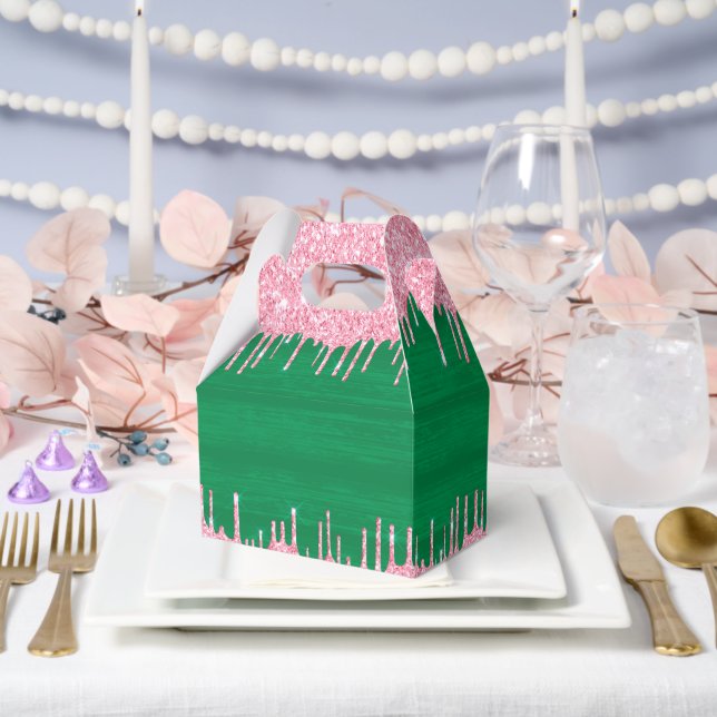 Watermelon Pattern  Favor Box (Wedding)