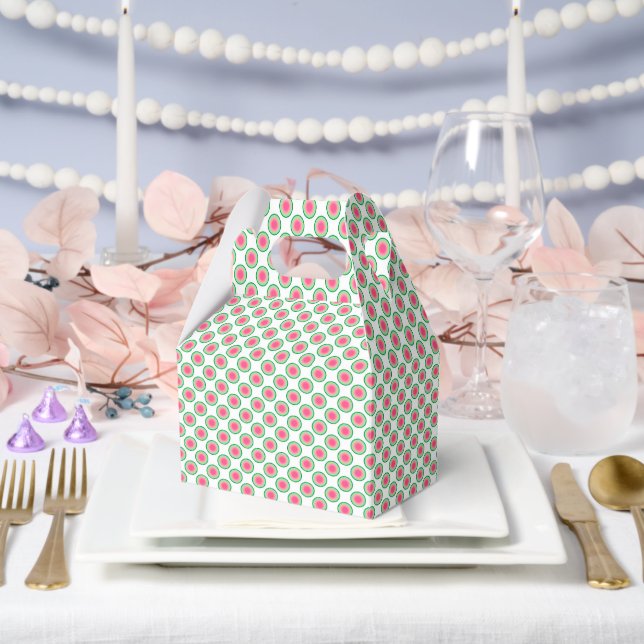 Watermelon Pattern  Favor Box (Wedding)