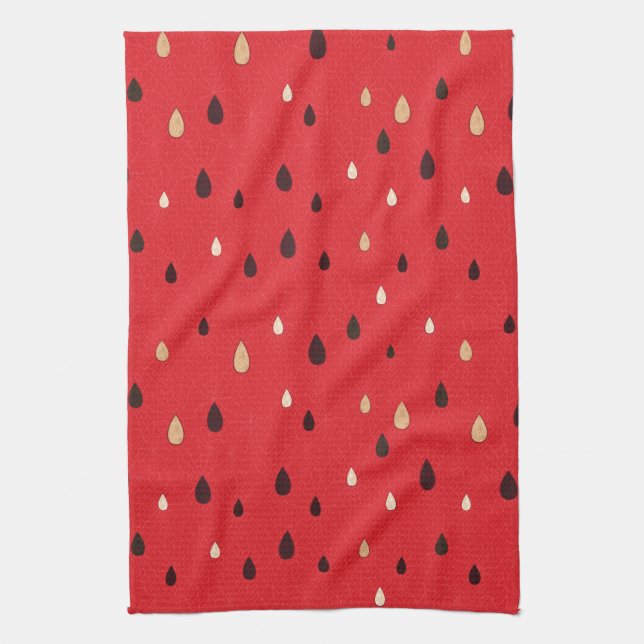 Watermelon Pattern Kitchen Towel (Vertical)