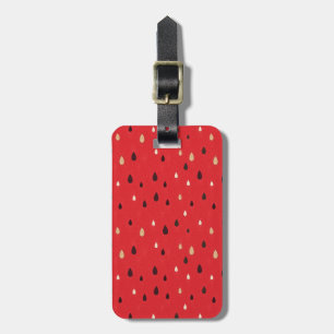 Watermelon Pattern Luggage Tag