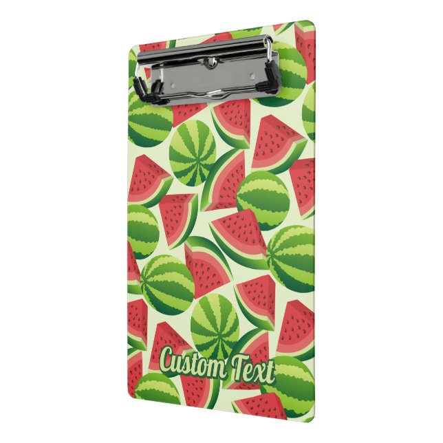 Watermelon Pattern Mini Clipboard (Angled2)
