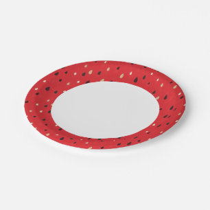 Watermelon Pattern Paper Plate
