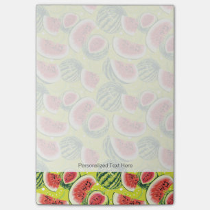 Watermelon Pattern Post-it Notes