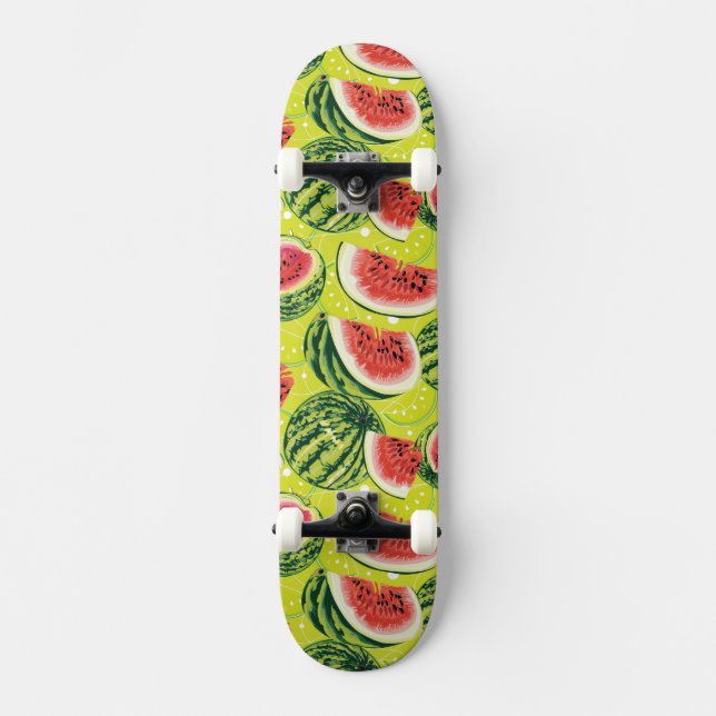 Watermelon Pattern Skateboard (Front)