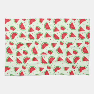 Watermelon Pattern Summer Fun Melon Fruit Kitchen Towel