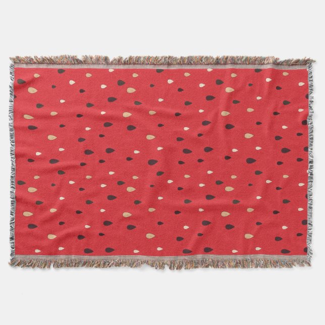 Watermelon Pattern Throw Blanket (Front)