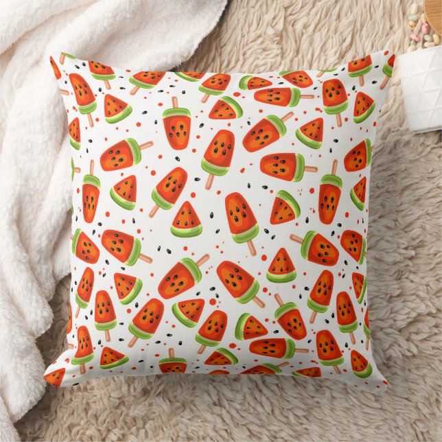 Watermelon pattern throw pillow (Blanket)