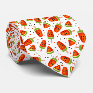 Watermelon pattern tie
