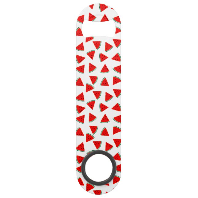 Watermelon Pattern Triangles Bar Key (Back)