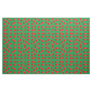 Watermelon Pattern Triangles Fabric