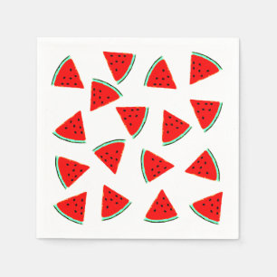 Watermelon Pattern Triangles Napkin