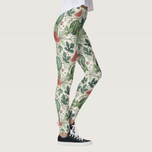 Watermelon pattern vintage style leggings
