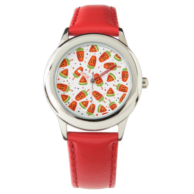 Watermelon pattern watch (Front)