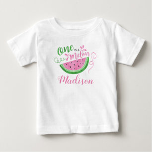 Watermelon Personalized Pink Birthday Shirt