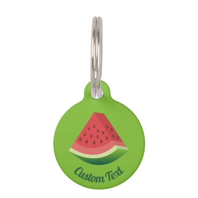 Watermelon Pet Tag (Front)