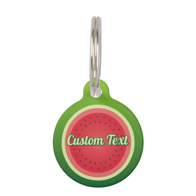 Watermelon Pet Tag (Front)