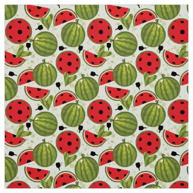 🍉Watermelon pickleball  - light  Fabric (Swatch)