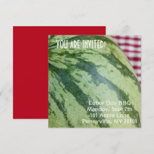 Watermelon Picnic Invitation