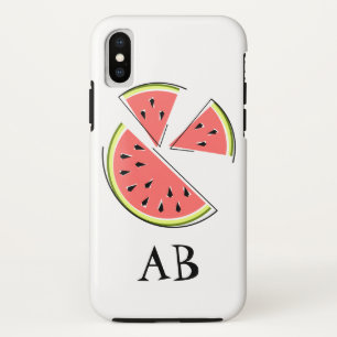 Watermelon Pieces 'Monogram' iPhone case
