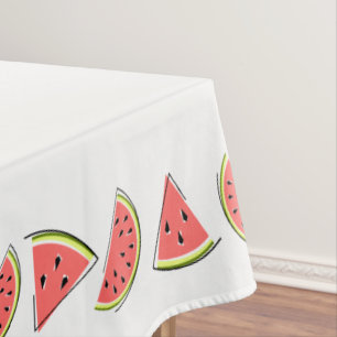 Watermelon Pieces tablecloth border