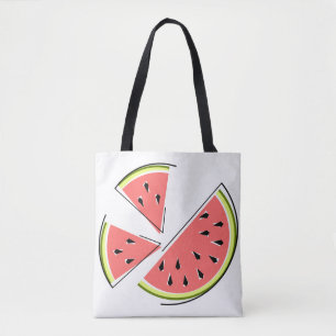 Watermelon Pieces tote bag
