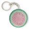 Watermelon Pink & Green Hand Painted Watercolor
