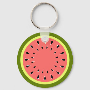 Watermelon Pink Keychain
