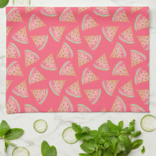 Watermelon Pink Kitchen Towel