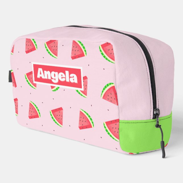 Watermelon pink Toiletry bag (Right Corner)